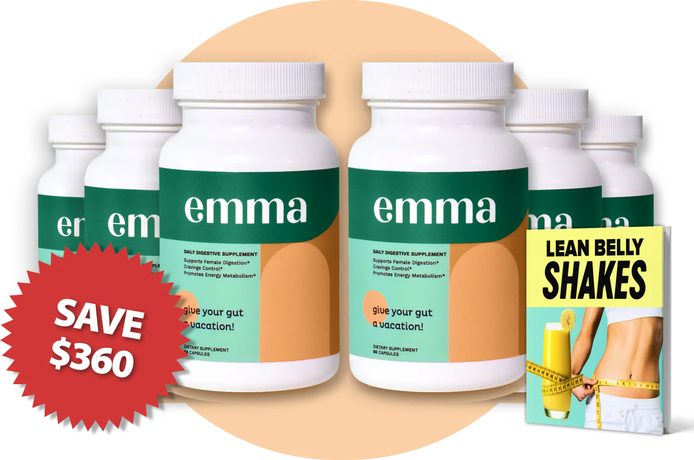 EmmaRelef GUT SUPERHERO – 6 Bottle Pack Best Value